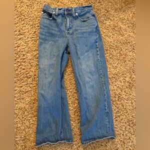 Madewell perfect vintage wide leg crop jean